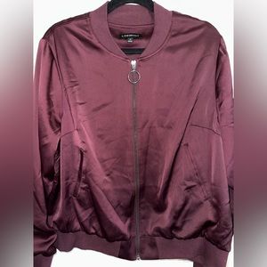 Torrid satin boomer jacket NWOT sz 16